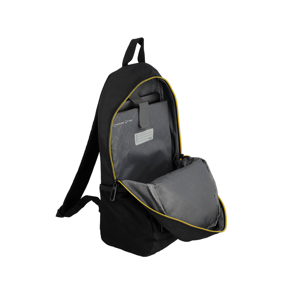 Mochila para notebook 15" de hombre Clinton negra/amarilla