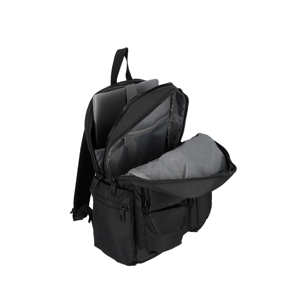 Mochila para notebook 16" de hombre Bradbury negra