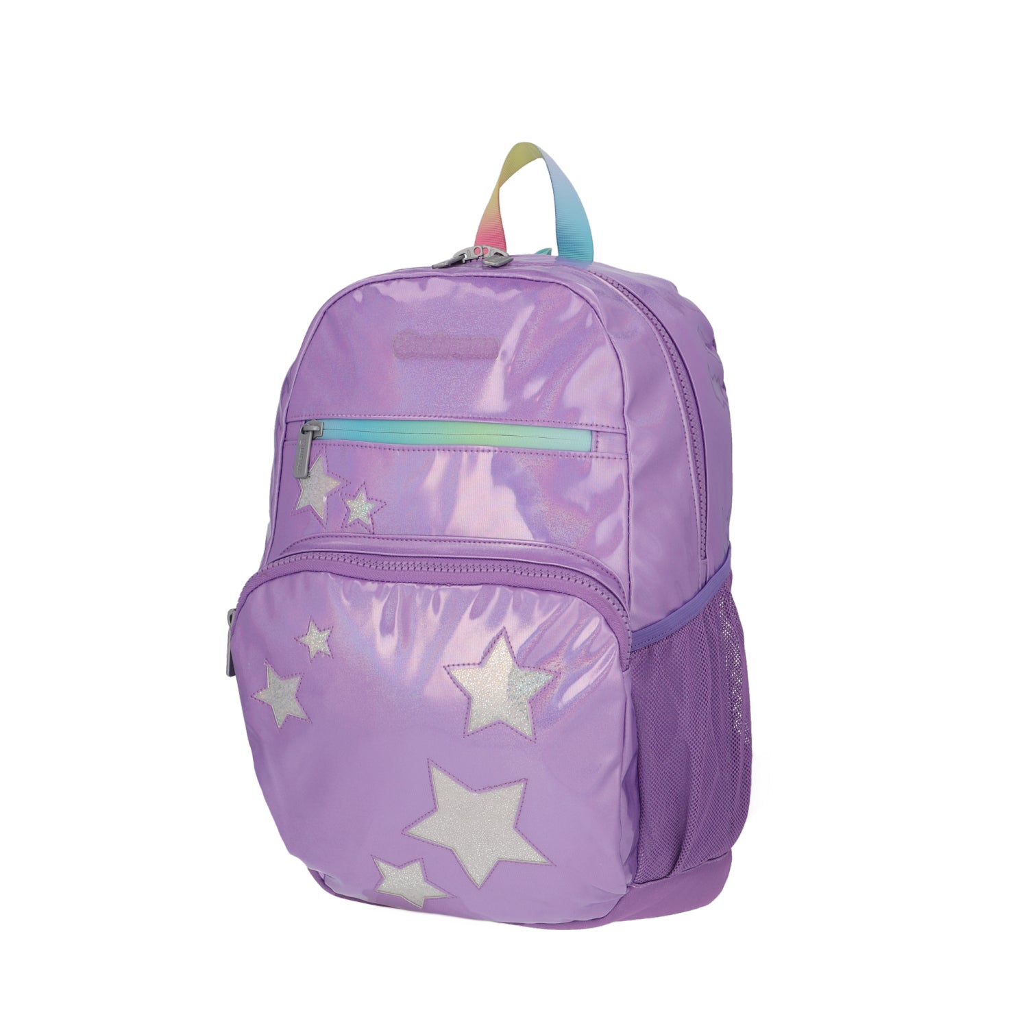 Mochila School Backpack Bolt 220 Purple Stars