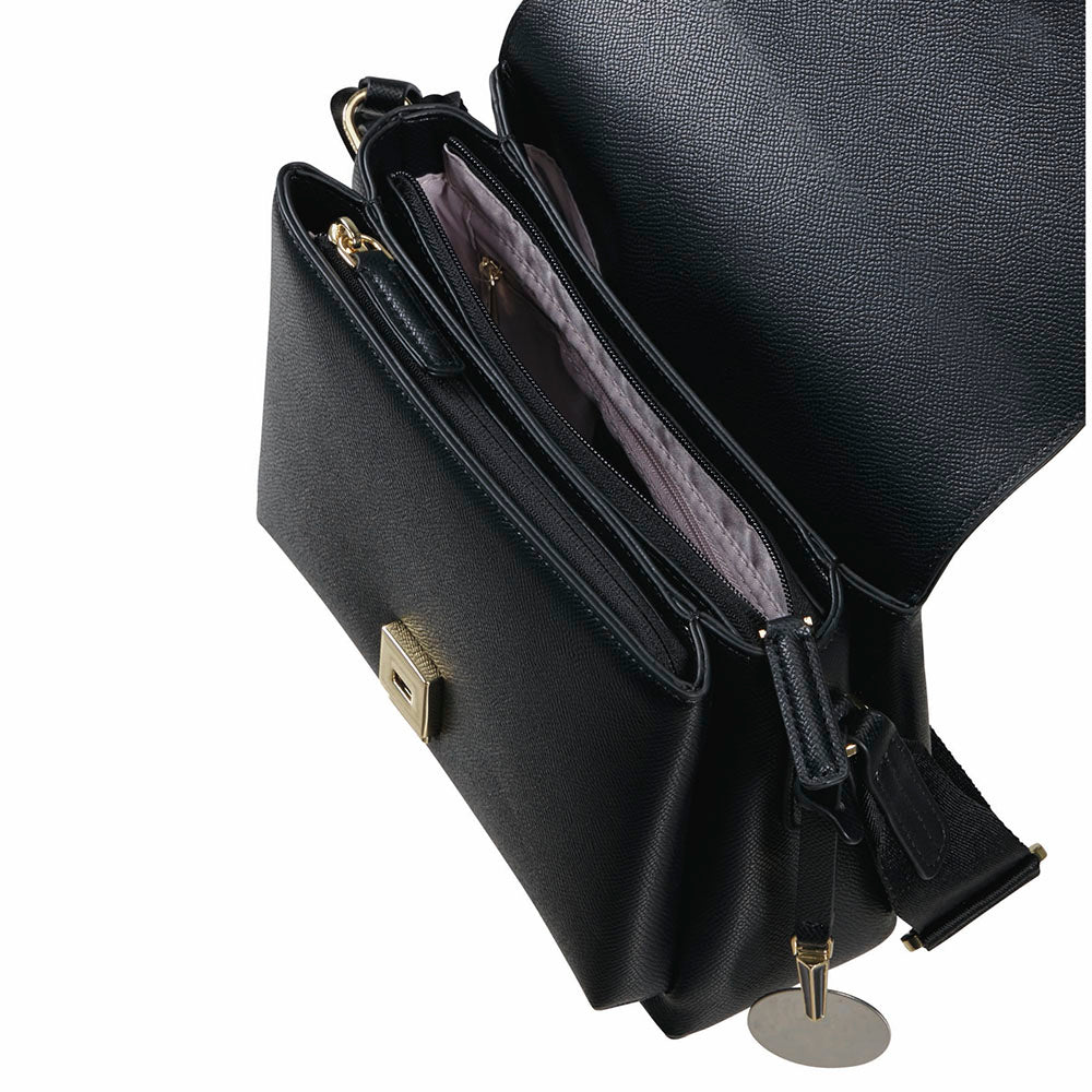Shoulder Bag Roundtheclock Shoulder Bag+Flap Black