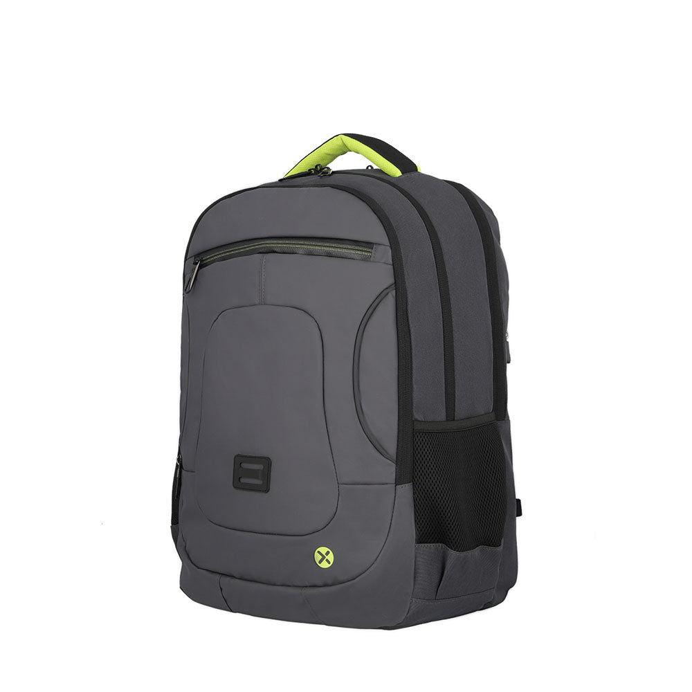 Mochila para notebook hombre Gamma 16'' gris/lima