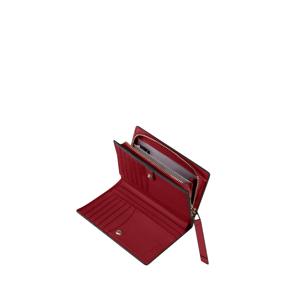 Billetera para mujer RIGHTUP SLG 12T Dark Red